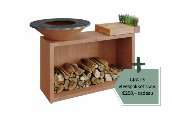 OFYR Island Corten 85 Teak Wood